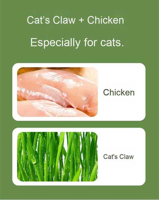 تريت عشب القط المجفف